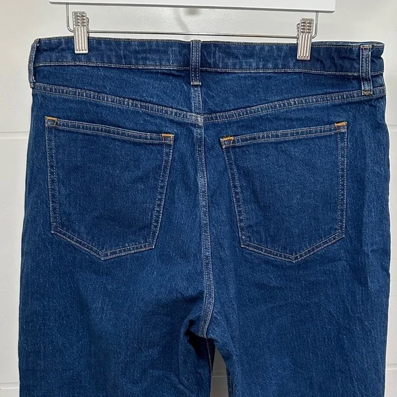 Plus Size 16 Abercrombie & Fitch High Rise Dark Blue Women's Jeans - Picture 3 of 4